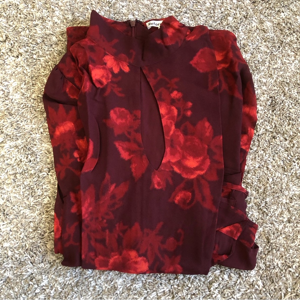 Reformation Castalia Dress - Sanguine - Picture 4 of 7